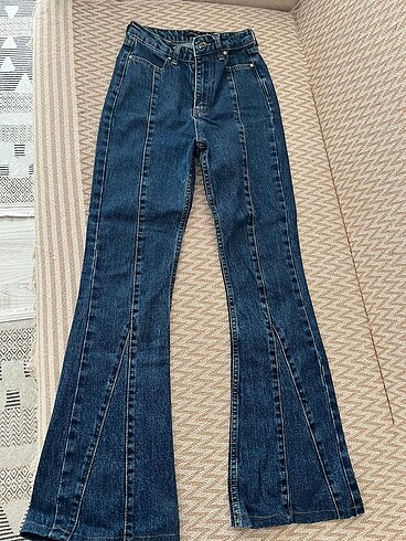 Trendyol İspanyol paça jean