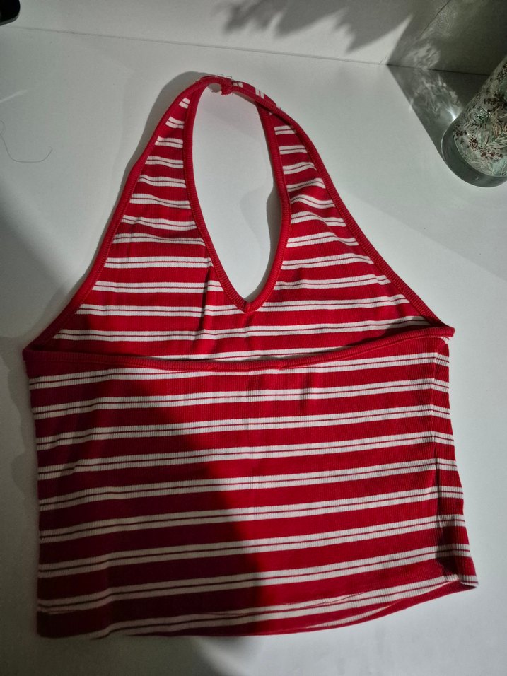 Kırmızı Çizgili Askılı Atlet - Görsel 2