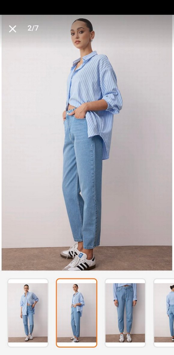 Mom Jean Pantolon - Görsel 2