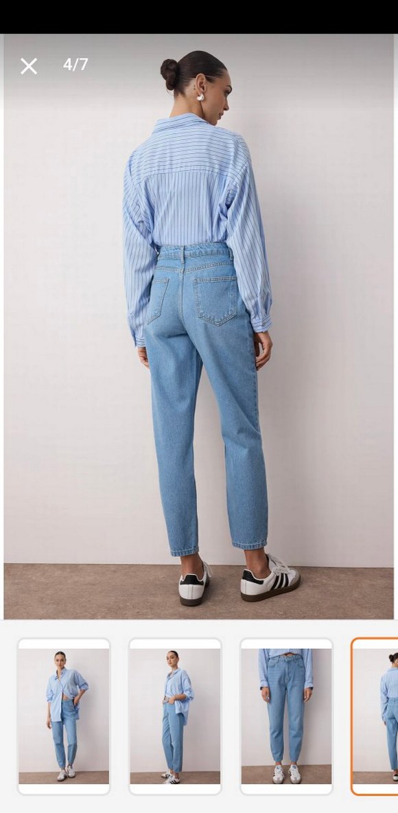 Mom Jean Pantolon - Görsel 3