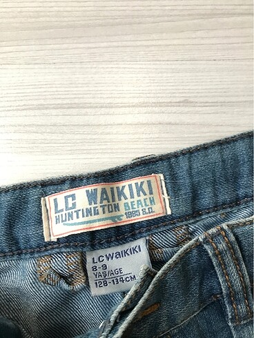 LC Waikiki LC WAİKİKİ KISA KOT PANTOLON 8-9 YAŞ