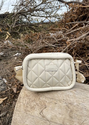 Mavi Deri Minimalist Kadın Çanta - Görsel 4