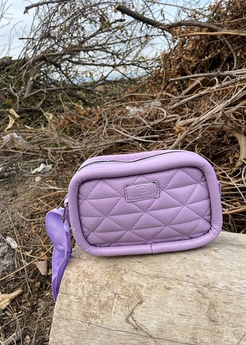 Mavi Deri Minimalist Kadın Çanta - Görsel 5