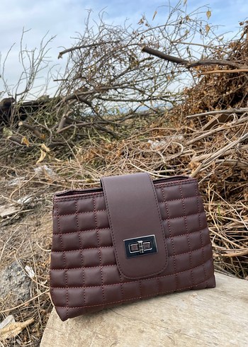 Kırmızı Deri Kadın Çanta - Görsel 12