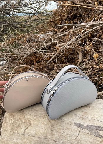 Kırmızı Deri Kadın Çanta - Görsel 5