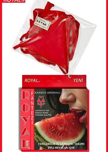 Meyve Aromalı Yenilebilir İç Çamaşırı Takımı - Görsel 6