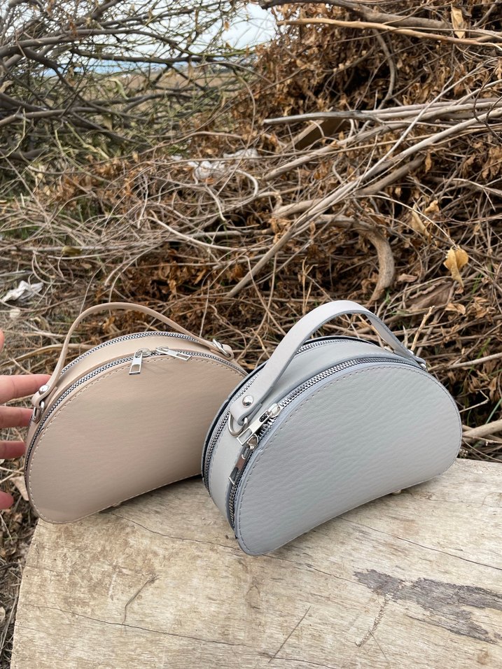 Kahverengi Deri Kadın Çanta - Görsel 2