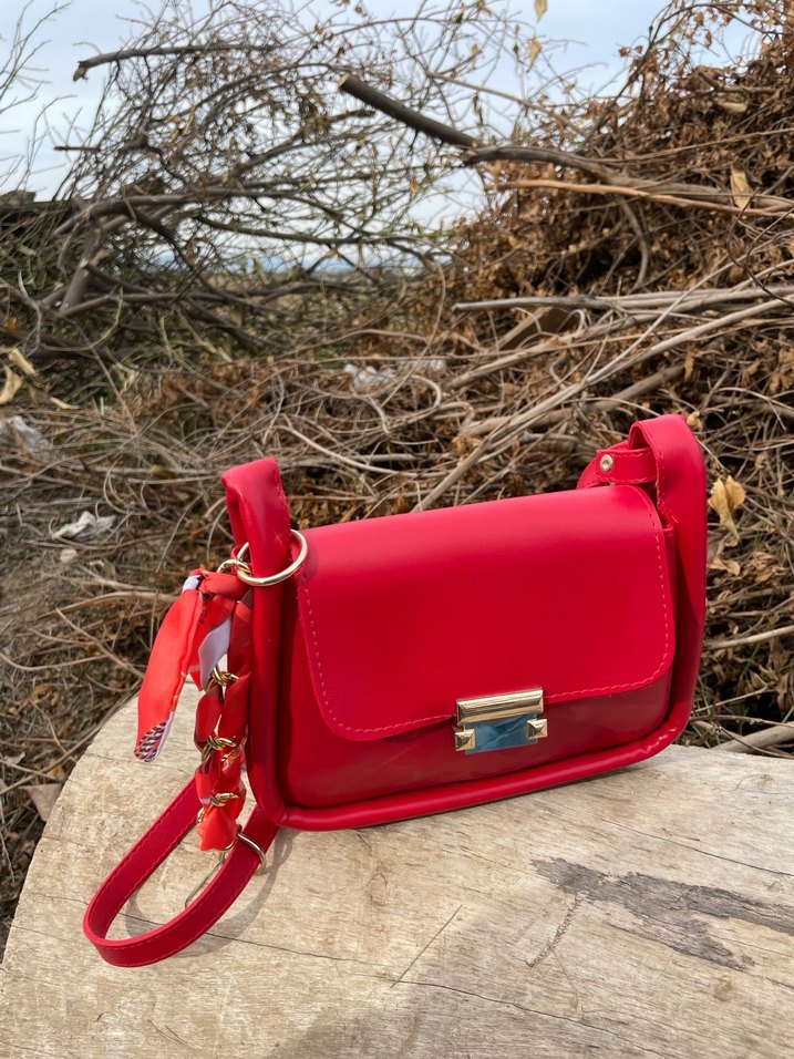 Kahverengi Deri Kadın Çanta - Görsel 4