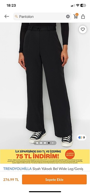 Trendyol & Milla Trendyolmilla kumas pantolon