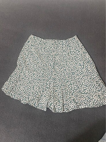 pull and bear cicekli mini etek