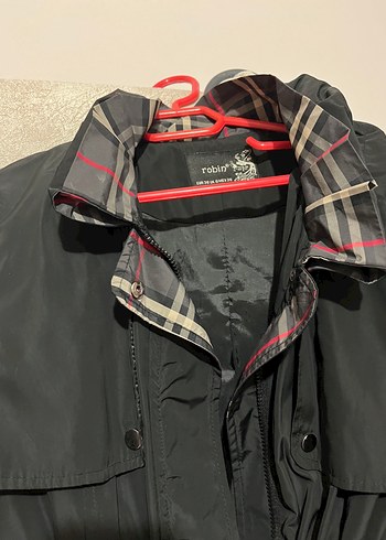 Siyah Kadın yağmurluk, Fermuarlı, İnce Kesim - Görsel 3