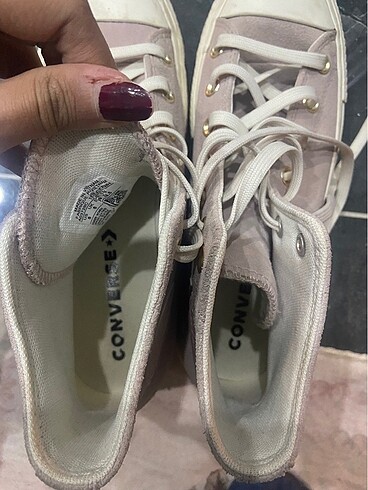 39 Beden pembe platform converse