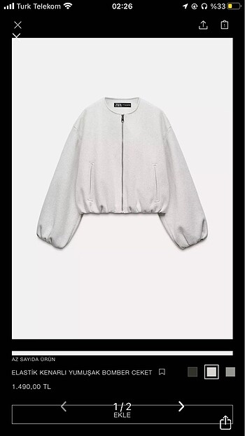 ZARA CEKET
