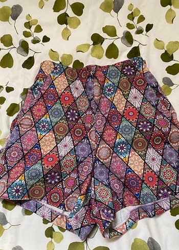 Zara Renkli Mini Şort