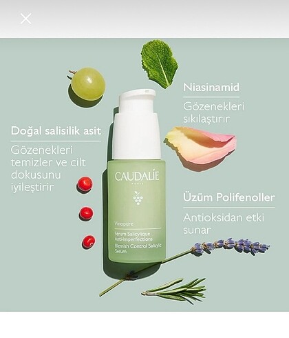 Caudalie Yüz Serumu Salisilik Asit - Görsel 4
