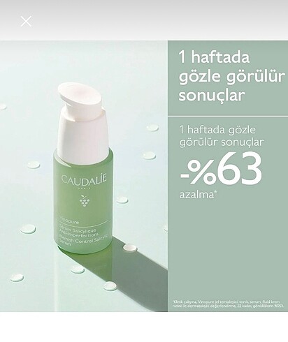 Caudalie Yüz Serumu Salisilik Asit - Görsel 7