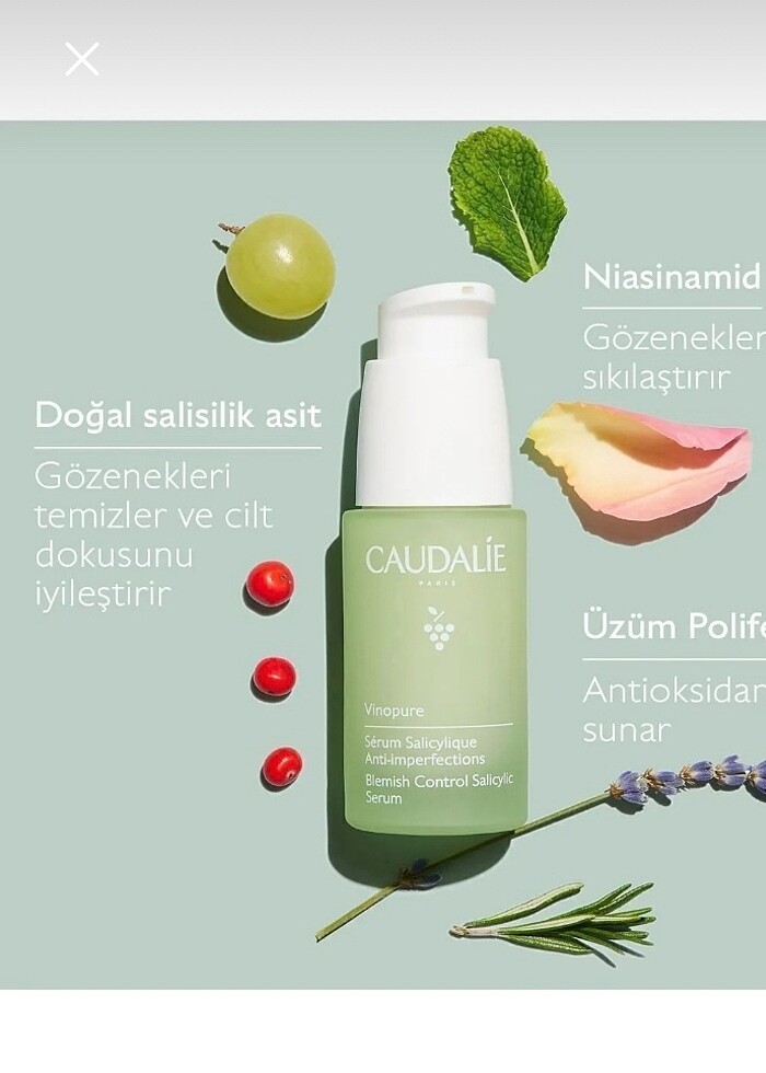 Caudalie Yüz Serumu Salisilik Asit - Görsel 4