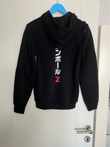 s Beden siyah Renk Dragon ball Kapüşonlu sweatshirt