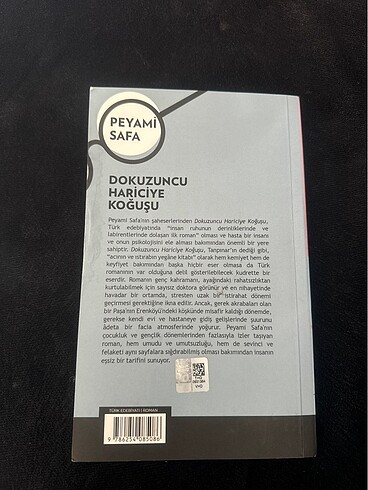  Dokuzuncu hariciye koğuşu peyami safa