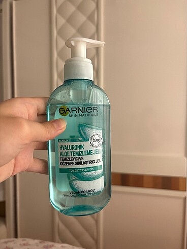 Garnier az kullanılmış yüz yıkama jeli