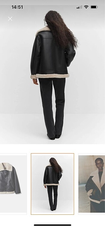 m Beden Mango biker ceket