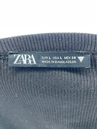 l Beden siyah Renk Zara Mini Üst %70 İndirimli.