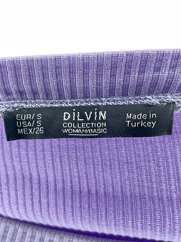 s Beden mor Renk Dilvin T-shirt %70 İndirimli.