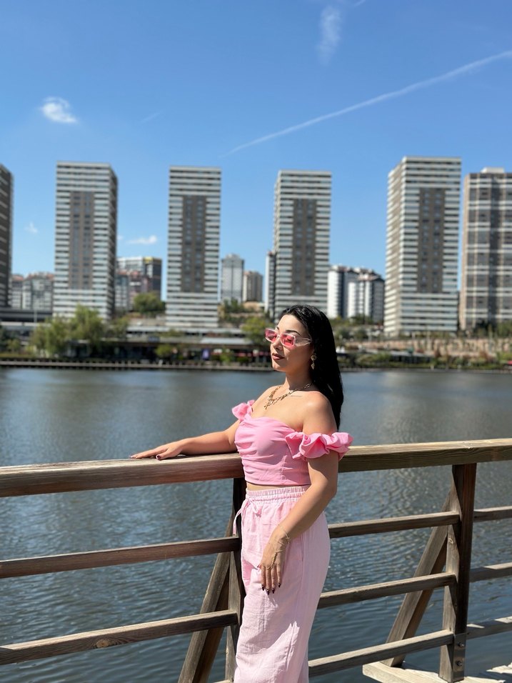 Pembe Mini Straplez Büstiyer - Görsel 3