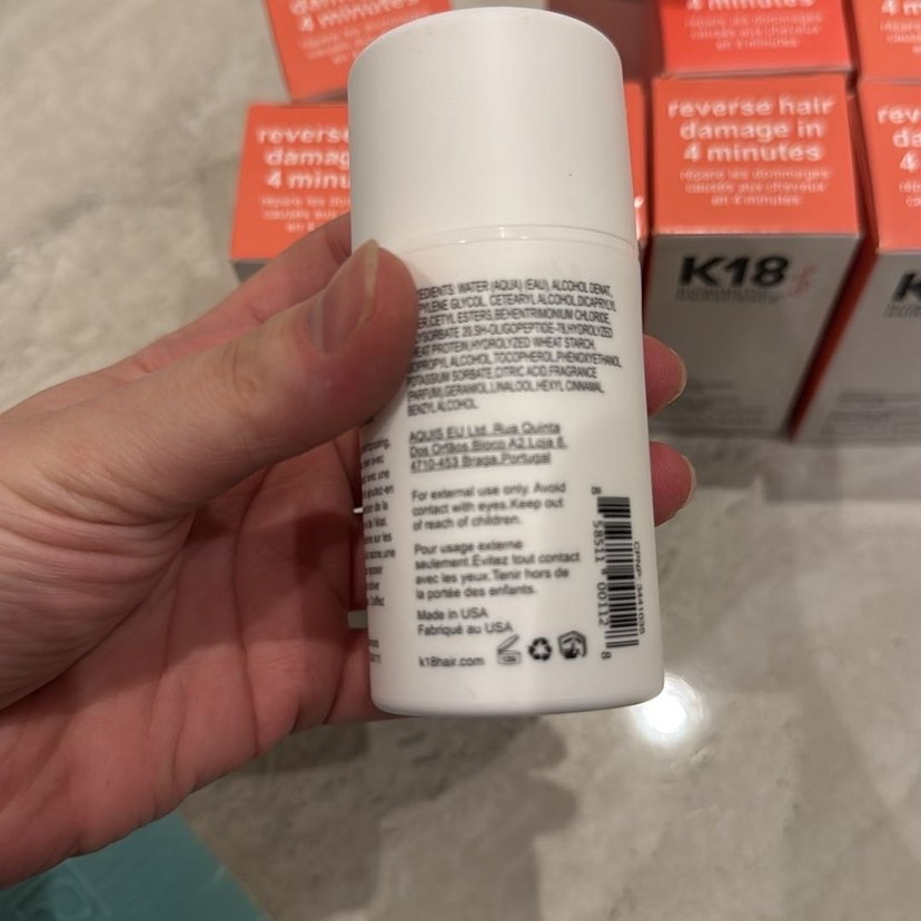 K18 Onarıcı Saç Kremi 50 ml Kırmızı Kutulu - Görsel 3