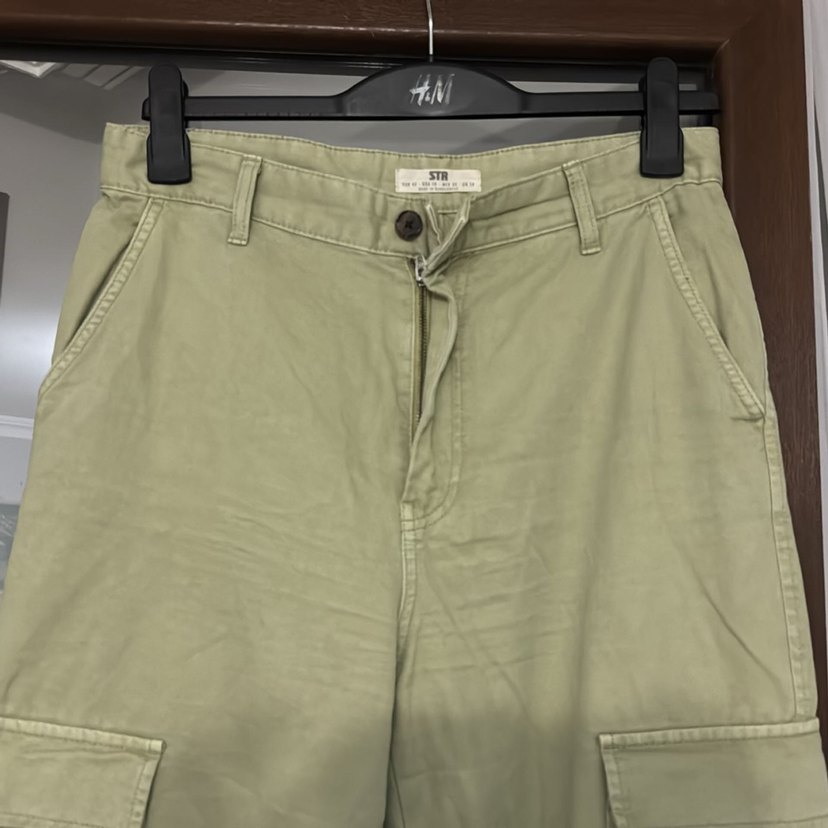 Haki  Street Wear kadın Pantolon - Görsel 2