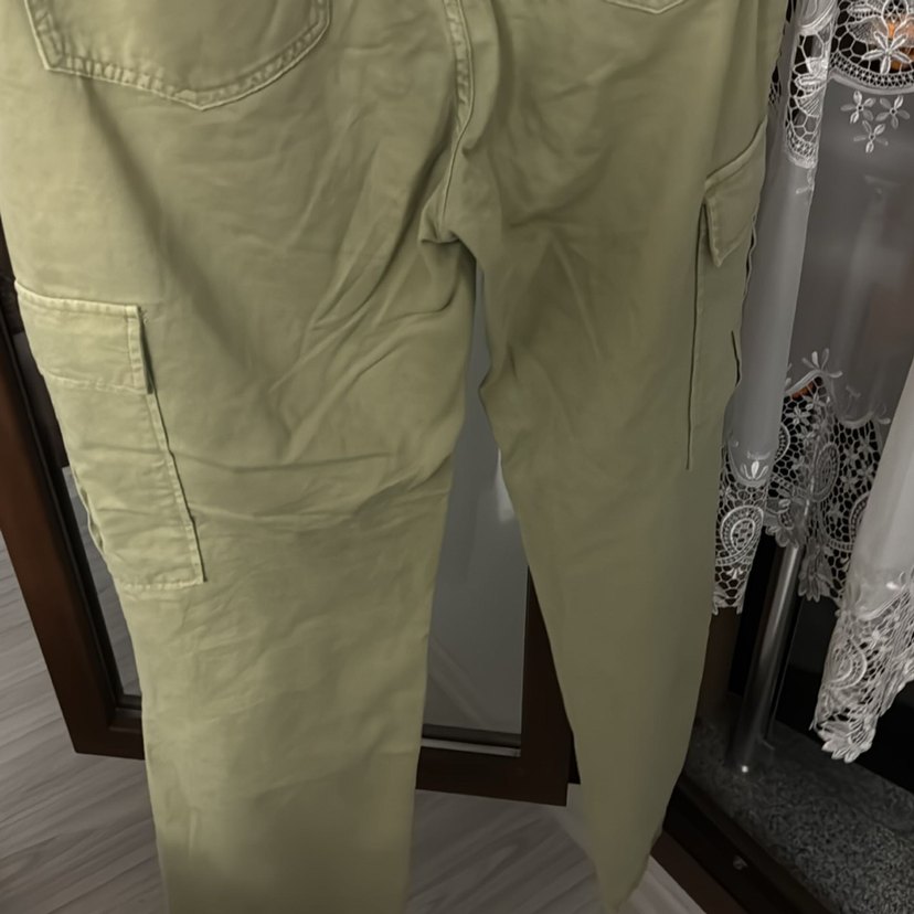 Haki  Street Wear kadın Pantolon - Görsel 5