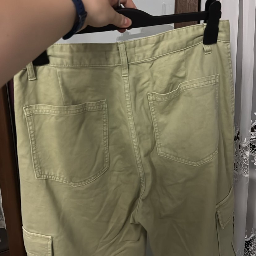 Haki  Street Wear kadın Pantolon - Görsel 4