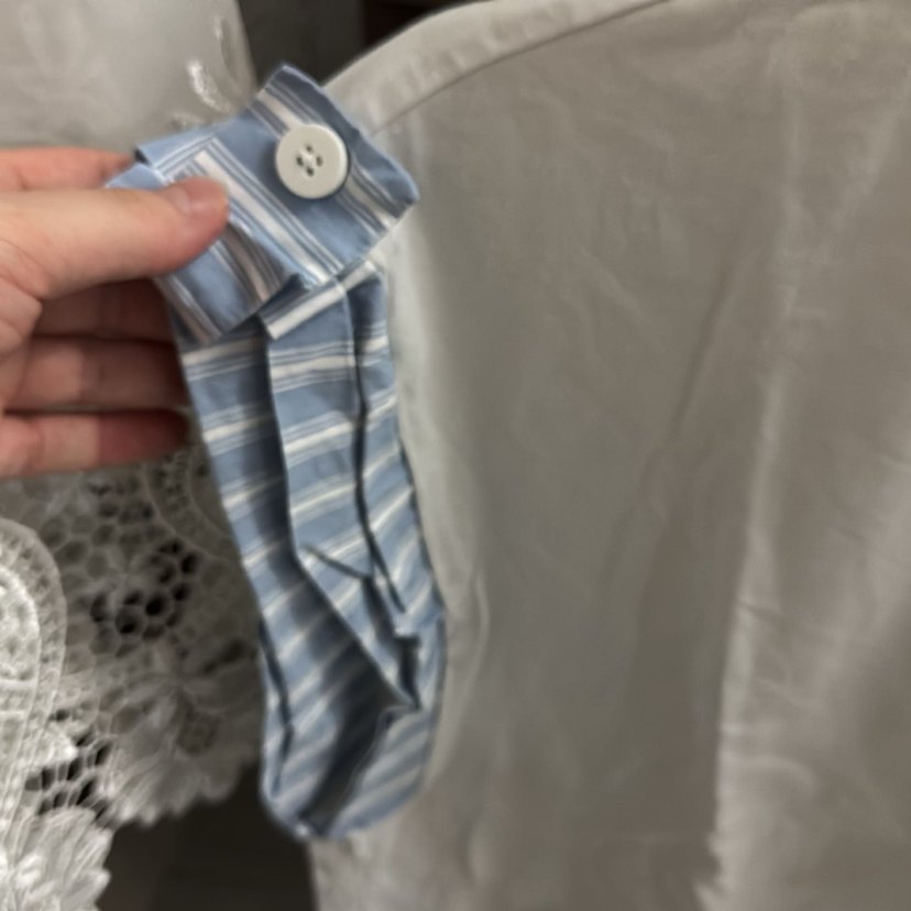 Beyaz Kadın Pamuklu Salaş Tişört - Görsel 2