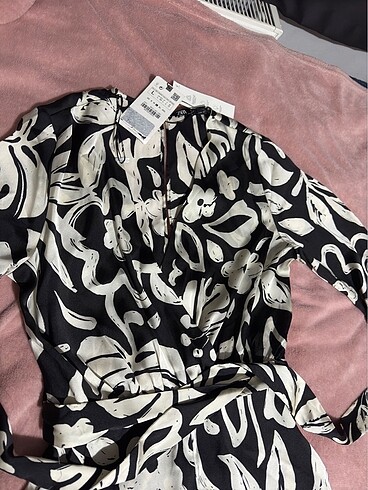 Zara tulum saten - Görsel 5