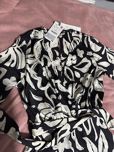 Zara tulum saten - Görsel 8