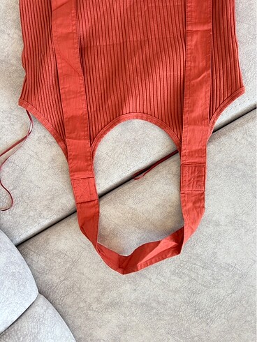 Zara turuncu üst - Görsel 2