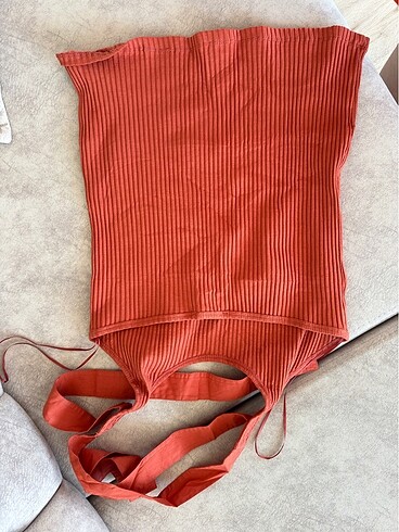 Zara turuncu üst - Görsel 4