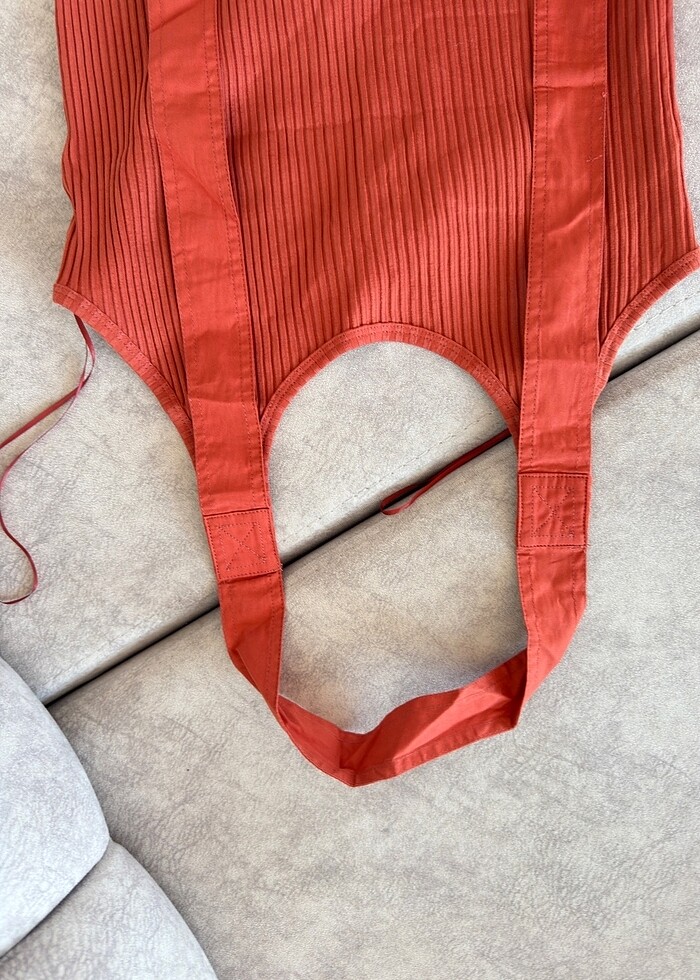 Zara turuncu üst - Görsel 2