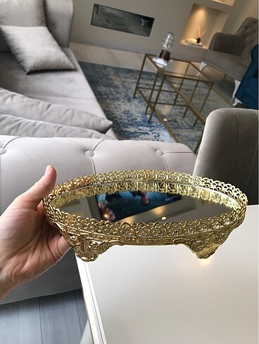 Diğer Oval aynalı tepsi