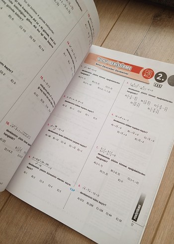 Çap Yayınları 10. Sınıf İkinci Dereceden Denklemler Fasikülü - Görsel 2