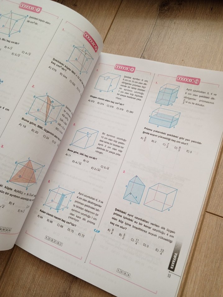 Çap Yayınları 10. Sınıf Matematik 6. Fasikül Katı Cisimler - Görsel 2