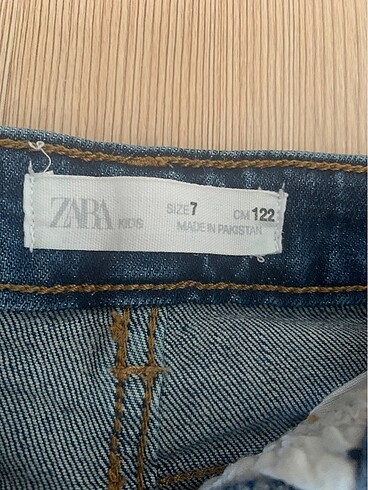 7 Yaş Beden Zara Jean Şort