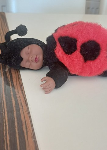 Pembe Uğur Böceği Bebek Peluş Oyuncak anne greads