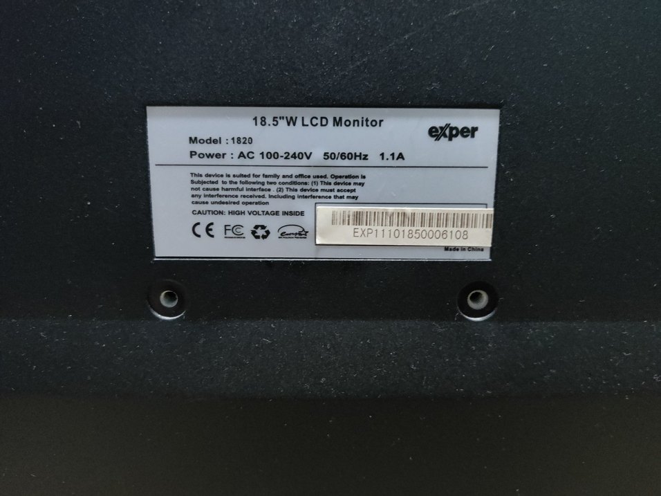 Exper 18.5"W LCD Monitör - Görsel 3