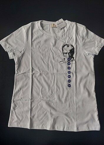 Sıfır Etiketli Atatürk Baskılı T-shirt 