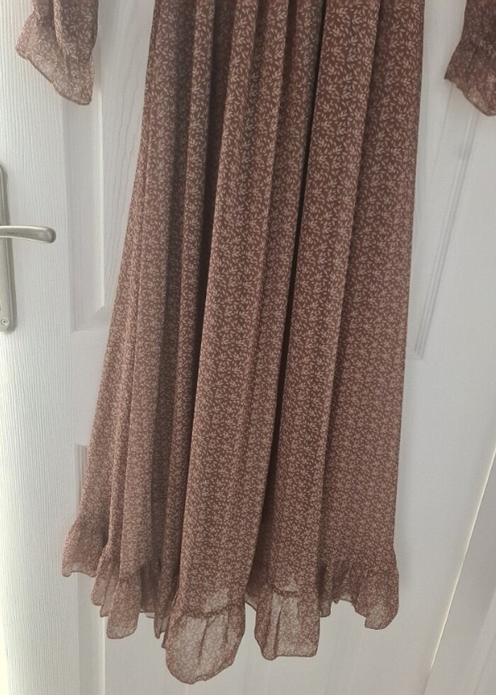 Şifon elbise - Görsel 4