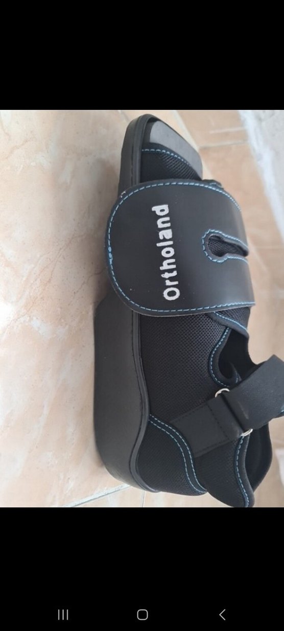 Erkek Siyah Spor Sandalet Velcro Bantlı - Görsel 2