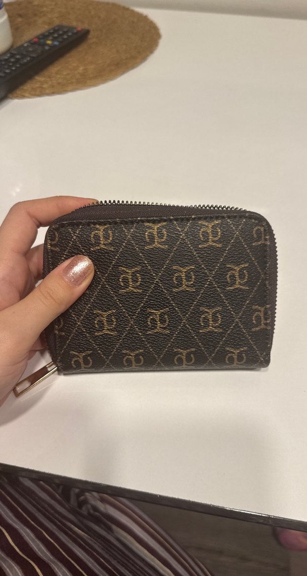 Desenli Fermuarlı Orta Boy Kadın Kartlık Cüzdan - Görsel 3