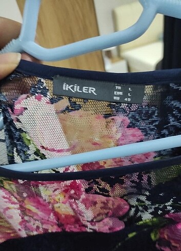 l Beden İkiler marka çok şık kısa elbise 
