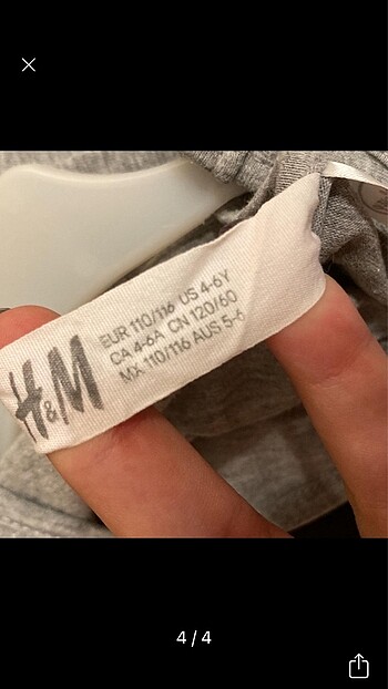 4 Yaş Beden çeşitli Renk H&M 4-6 yaş minnie elbise